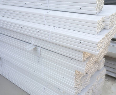 Linea per bere pollame con tubo quadrato da 25 mm Tubo dell'acqua per pollo in plastica PVC