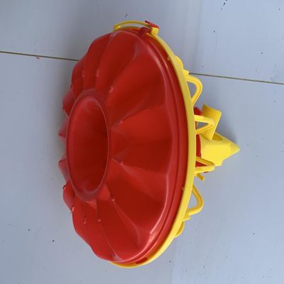 Pentole per mangimi per pollame da 0,3 kg Mangiatoia per pollo con 16 griglie