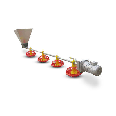 380v Poultry Farm Equipment 3 pan/3m Automatic Pan Feeding System