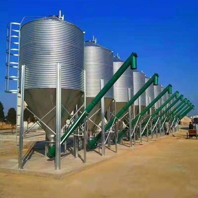 Contenitori per mangimi agricoli in acciaio HX Contenitori per lo stoccaggio di cereali per pollame