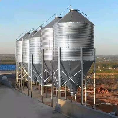 Stoccaggio Silos per mangimi agricoli Silo per mangimi per animali Lamiera zincata a caldo da 275 g