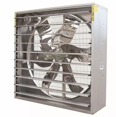 Sistema di ventilazione del pollame con sistema a maglio a caduta con lame a 6 pezzi