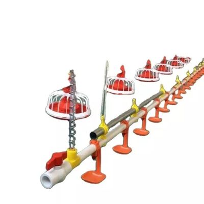 Sistema di alimentazione automatica per polli con tubo zincato Lunghezza del tubo di 3 m
