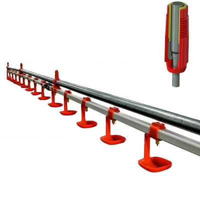 Mangiatoia per pollame con guarnizione a sfera, 5-10 uccelli per capezzolo